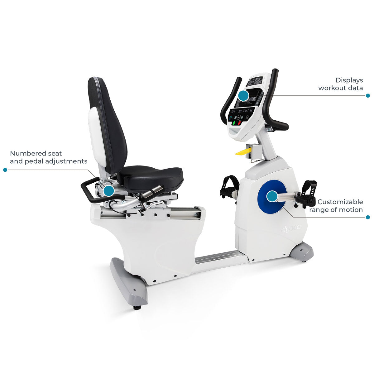 Dyaco 7.0R MED Rehabilitation Recumbent Bike