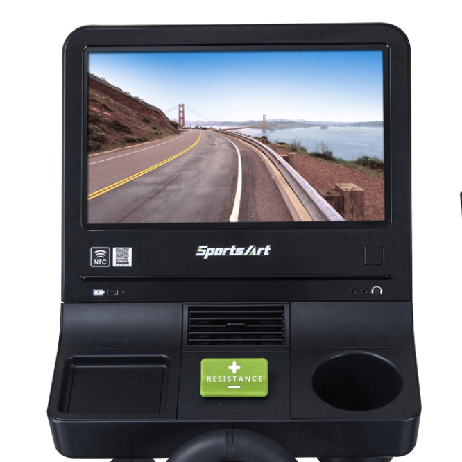 SportsArt E866 Status Series Elliptical Cross Trainer with 16" TouchScreen