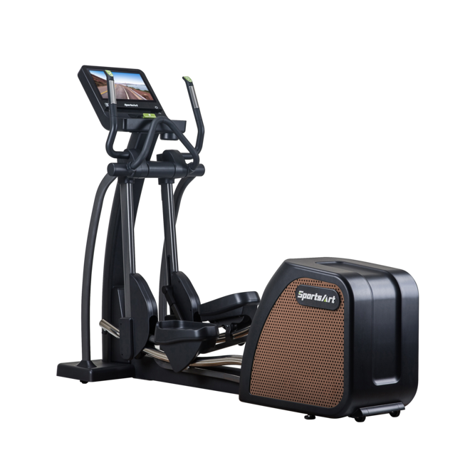 SportsArt E876 Status Series Elliptical Cross Trainer with 16" TouchScreen