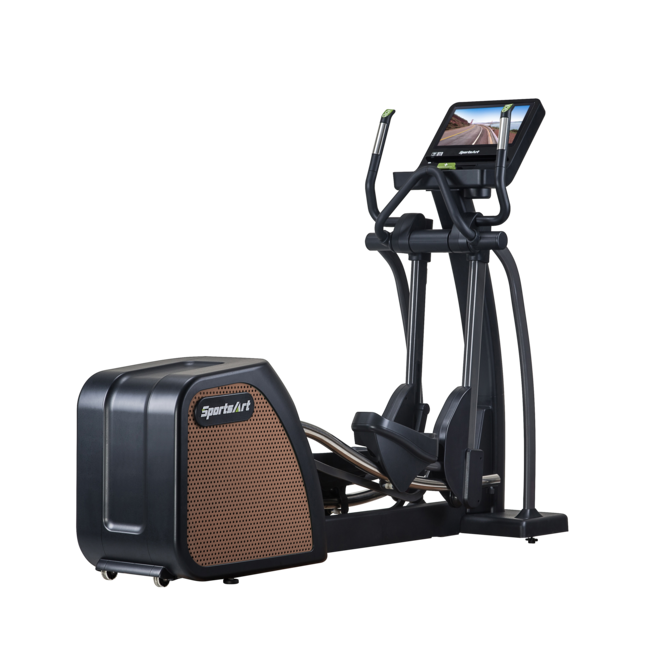 SportsArt E876 Status Series Elliptical Cross Trainer with 16" TouchScreen