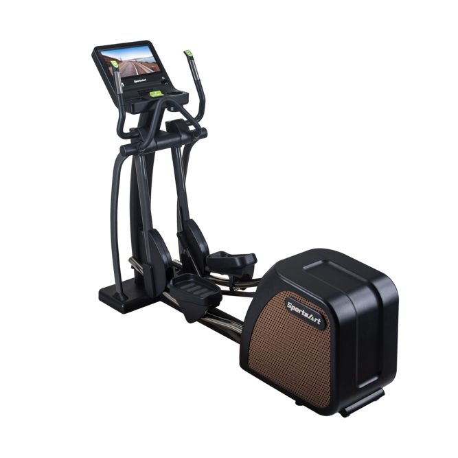SportsArt E876 Status Series Elliptical Cross Trainer with 16" TouchScreen