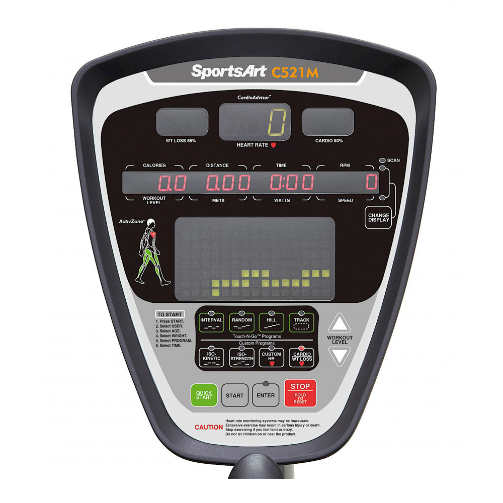 SportsArt C521M Medical Series Recumbent Bike