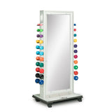 TheraKit Mobile Treatment Storage Rack with Mirror