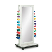 TheraKit Mobile Treatment Storage Rack with Mirror