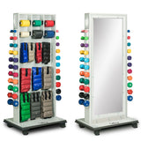 TheraKit Mobile Treatment Storage Rack with Mirror