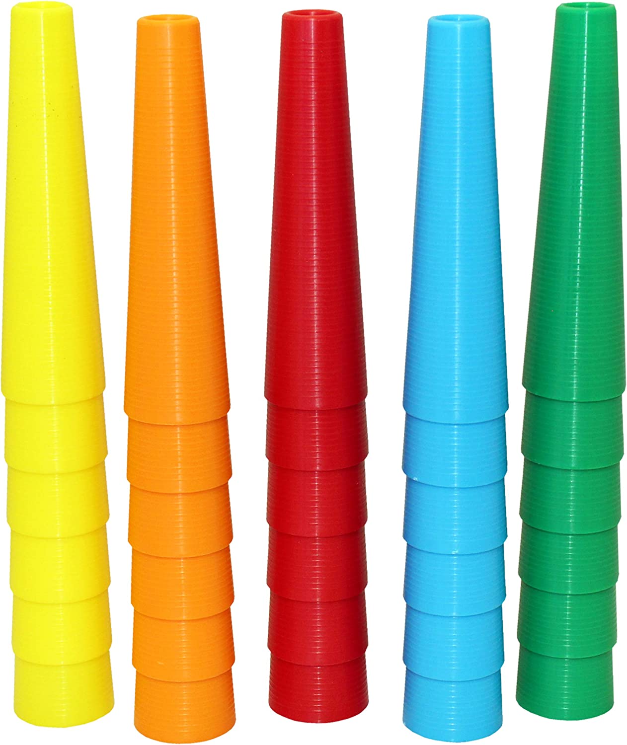 TheraKit Stacking Cones Large 7cm Dia Base x 18cm High Set of 30