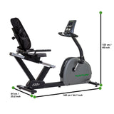 Tunturi E60R Recumbent Ergometer Cycle Performance Series